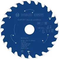 Bosch Blau Zubehör 2608902137 EXPERT Kreissägeblatt Holz kabellos 120 x 1,8/1,2 x 20 mm T24