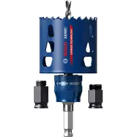 Bosch Blau Zubehör 2608901911 EXPERT Power-Change Lochsäge Multi Material 68mm Starter Kit