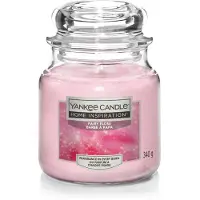 Yankee candle Duftkerze Mittleres Glas Fairy Floss 340 g, rosa GLO660209851