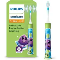 Philips Sonicare For Kids For Kids HX6352/11 Elektrische Schallzahnbürste, Kind, Schallzahnbürste, 62000 Bewegungen pro Minute, Aqua-Farbe, 62000 Bewegungen pro Minute, Ergonomisch