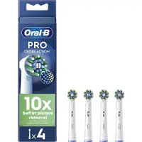 Oral-B CrossAction , 4 Stück(e), Weiß, , Box