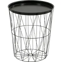 Hobby Hall greemotion Beistelltisch, schwarz, Ø ca. 40 x 46 cm