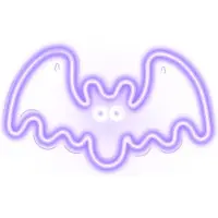 Forever Light Neon PLEXI LED FLEDERMAUS lila NNE14 Neolia