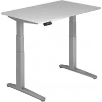 Hjh OFFICE PRO XBHM 12 SS - Grau 120 x 80 elektrisch höhenverstellbar