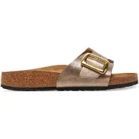 Birkenstock Catalina Cushion Buckle Pantolette Beige in Gr. 38