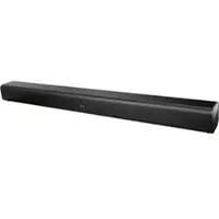 PEAQ Soundbar in schwarz mit Bluetooth und Fernbedienung