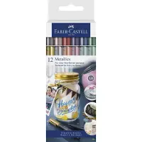 Faber-Castell Filzstifte - Metallic - 12 st. - - One Size - Filzstifte
