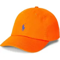 Ralph Lauren für Damen. 211912843009 Die ikonische orangefarbene Chino-Kappe aus Baumwolle (OSFA), Lässig