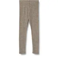 Wheat Agi Leggings Merinowolle, Khaki Melange, 116