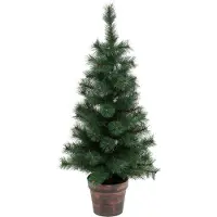 Atmosphera Créateur d'intérieur® Künstliche tanne windy peak h.100cm grün - Atmosphera créateur d'intérieur