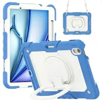 IMoshion Rugged Kindersicher Schutzhülle für das Apple iPad Air 11 Zoll (2026) M4 / (2025) M3 / (2024) M2 - Blau