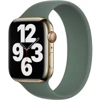 Apple Silikon Solo Loop für Watch | 38/40/41/42 mm - Größe 4 - Eucalyptus