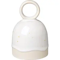 Villeroy & boch Weihnachtsfigur "Tischglocke Winter Glow ø 6,6 cm beige", beige, LIKE. BY , Dekofiguren, Weihnachtsfigur