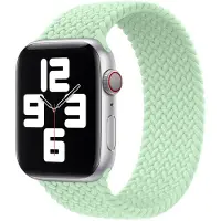 Apple Geflochtenes Solo Loop für Watch | 44/45/46/49 mm - Größe 5 - Pistachio