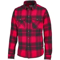 Bergans Hemd Herren Nordmarka Flanell Hemd Red/Black Check-L