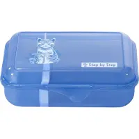 Step by step Lunchbox "Cat Lilly", Blau