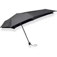 Senz Manual faltbares Sturmschirm pure black