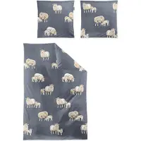 Irisette Feinbiber Bettwäsche Panda 8545 blau