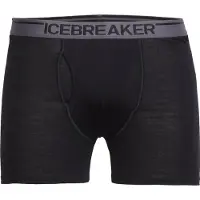 Icebreaker Boxershorts Anatomica Boxers Herren Black Slim Fit-S