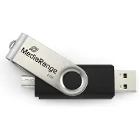 MediaRange combo flash drive with micro USB (OTG)
