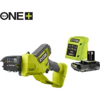 Ryobi RY18PSX10A-120 Akku Astsäge 18 V 10 cm Brushless ( 5133005434 ) + 1x Akku 2,0 Ah + Ladegerät