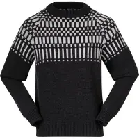 Bergans Pullover Nordmarka Merino Jumper Herren Dark Shadow Grey/Aluminium-XL