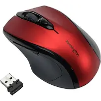 Kensington Pro Fit kabellose Mid-Size-Maus – rubinrot, Optisch, RF Wireless, 1600 DPI, Rot