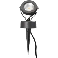 LUCANDE LED-Außenstrahler Gavin, 33 cm, anthrazit, Aluminium