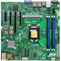 Supermicro X12STL-F-B Bulk, Intel, LGA 1200 (Socket H5), Intel Xeon E, E-2300, DDR4-SDRAM, 128 GB