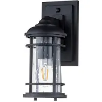 Casa Padrino Luxus Außenwandleuchte Schwarz H. 29,2 cm - Luxus Außenbeleuchtung