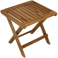Degamo Klapphocker 45x45cm, Akazie geölt