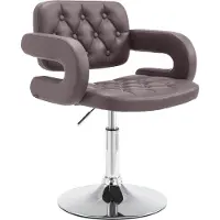 CLP Lounger Dublin Kunstleder Braun
