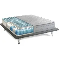 Talamo Italia Einzelmatratze Ofelia, Memory Foam-Matratze und Taschenfedern, 100% Italy, Anti-Milbe und hypoallergen, Cm 80x200 h26