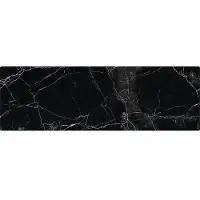 MySPOTTI Badrückwand »Marmor black«, BxH:140 cm x 45 cm, schwarz