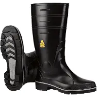 Nora Rontani Nitril-Gummistiefel schwarz hoch Gr. 43