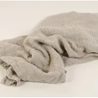 Passion for Linen Tagesdecke Cleo Natural-130 x 300 cm
