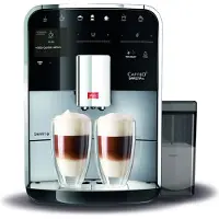 Melitta Barista Smart TS, Espressomaschine, 1,8 l, Gemahlener Kaffee, 1450 W, Schwarz, Silber