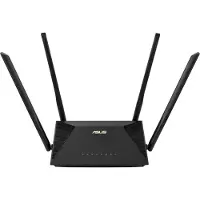 Asus RT-AX53U, Wi-Fi 6 (802.11ax), Dual-Band (2,4 GHz/5 GHz), Ethernet/LAN, 3G, Schwarz, Tabletop-Router