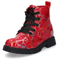 Dockers by Gerli Mädchen Stiefelette mit Herzen 49PS721-670700 gefütterte Boots , Schuhgröße:33 EU