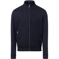 Bugatti Sweatjacke "Modern Fit" mit Stehkragen und aus Baumwollmix