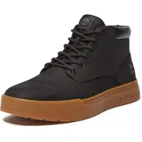 Timberland Schnürboots "MAPLE GROVEMID LACE UP SNEAKER", Herren, Gr. 41,5, Polyester, schwarz (schwarz nubuck), Leder, Schuhe Schnürboots, Winterschuhe, Sneakerboots, Winterboots