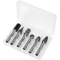 YATO YT-61729, Fräsensatz, Hartmetall, Aluminium, Stahl, 6 mm, 1 cm, 30000 RPM
