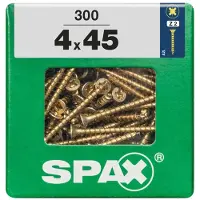Spax Universalschrauben 4.0 x 45 mm PZ 2 - 300 Stk. GLO763031831
