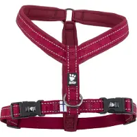 Hurtta Casual Y-Geschirr weinrot, Größe: 80 cm