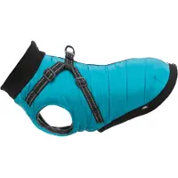 Trixie Pontis Hundemantel mit Geschirr - Aqua - 27 cm