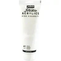 Pebeo Farbe - Pébéo - Beaux-Arts Studio Acrylique - Weiß Hochglanz - 250 ml - Satiniert