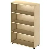 Schäfer Shop Regal TETRIS WOOD, 4 OH, Höhe inkl. Gleiter, B 1000 mm, Ahorn-Dekor