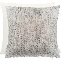 Apelt Dekokissen "Melina", weiß (weiß, natur), B:45cm H:5cm L:45cm, Polyester, Dekokissen_Sitzkissen_Kissenhüllen, Dekokissen
