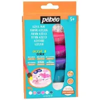 Pebeo Acrylmalset - 6 Girly Farben - 6 x 20 ml