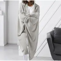 Promo Linge Plaids - - Fleece - Polyester - 165x115cm - dune